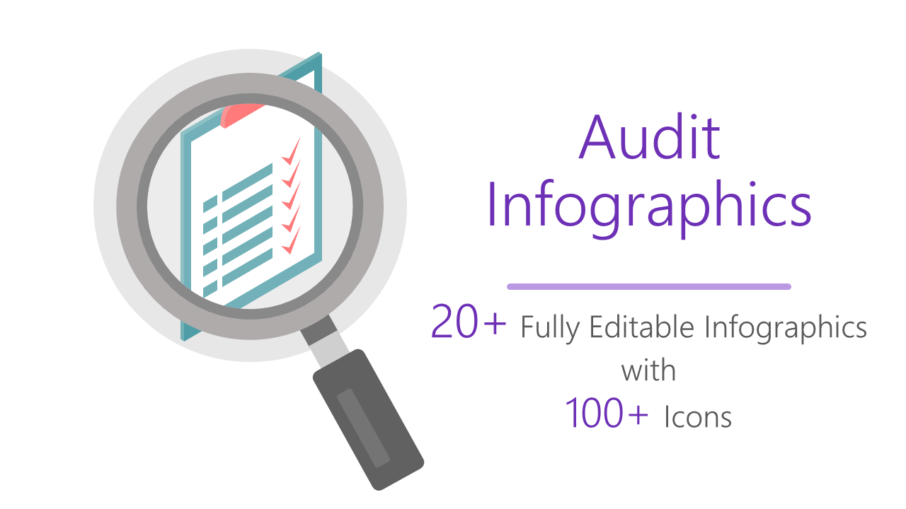 Audit Process Infographics Collection PowerPoint Template