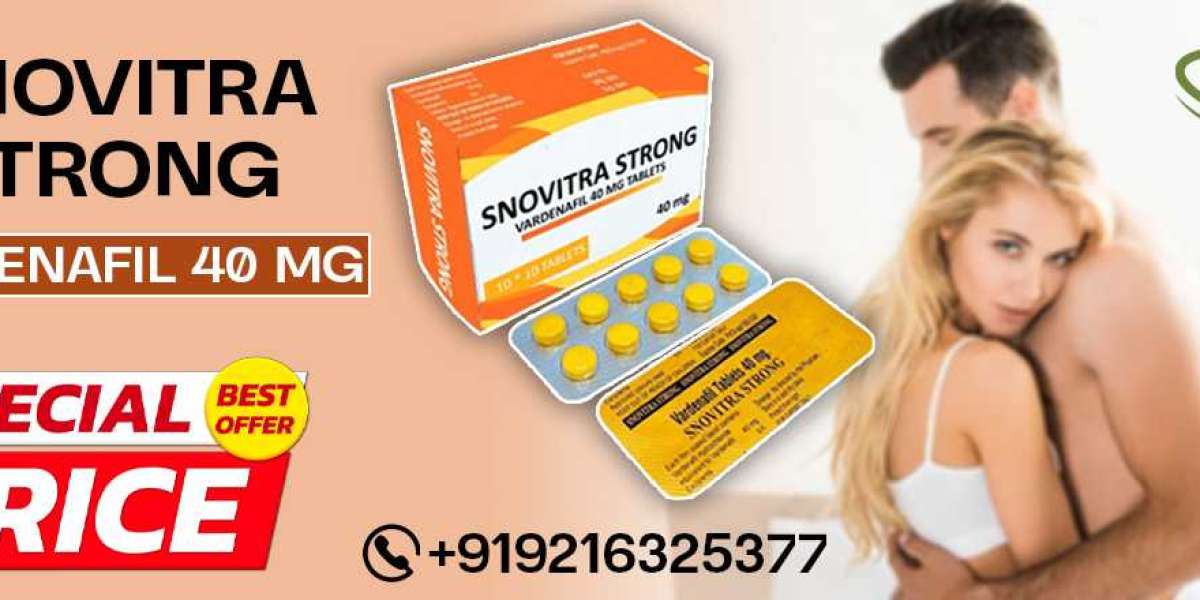 A Reliable Solution for Male Erectile Dysfunction With Snovitra Strong