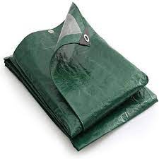 Silver And Green 140gsm Tarpaulin High Quality Waterproof  Tarpaulinz - Tarpaulinz